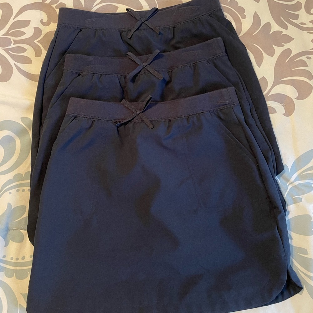Nautica girls school uniform skort (dri fit)